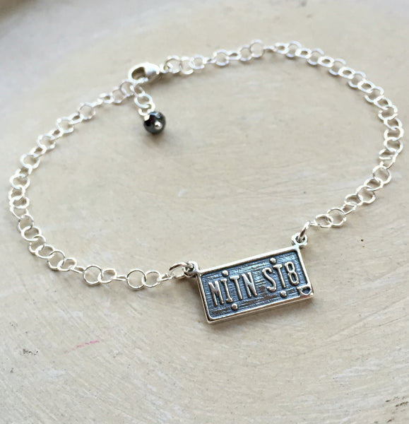 MITN ST8 License Plate Bracelet