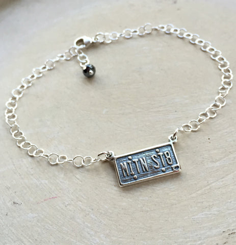 MITN ST8 License Plate Bracelet