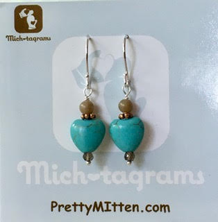 Petoskey & Turquoise Earrings